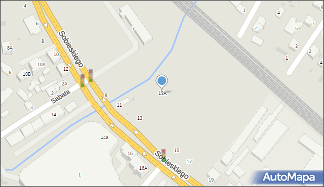 Rumia, Sobieskiego, 13A, mapa Rumia