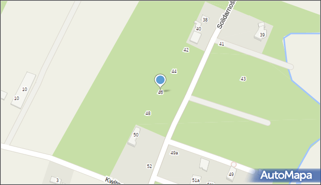 Runów, Solidarności, 46, mapa Runów