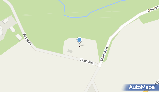 Rybaki, Sosnowa, 2, mapa Rybaki