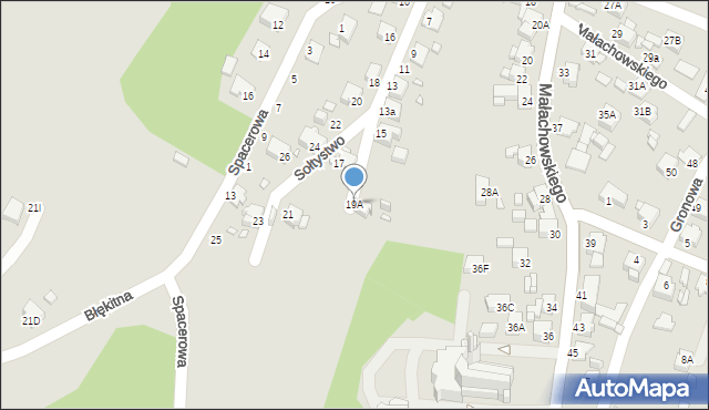 Rybnik, Sołtystwo, 19A, mapa Rybnika