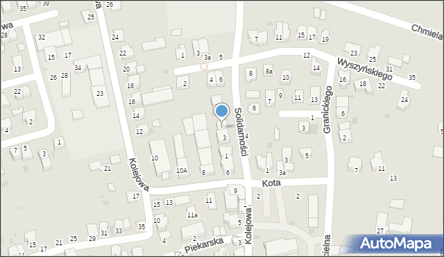 Sędziszów Małopolski, Solidarności, 5, mapa Sędziszów Małopolski