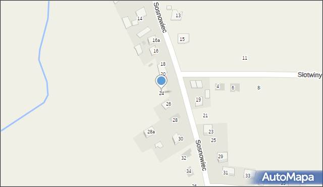 Sieborowice, Sosnowiec, 24, mapa Sieborowice