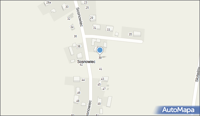 Sieborowice, Sosnowiec, 39, mapa Sieborowice