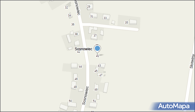 Sieborowice, Sosnowiec, 41, mapa Sieborowice