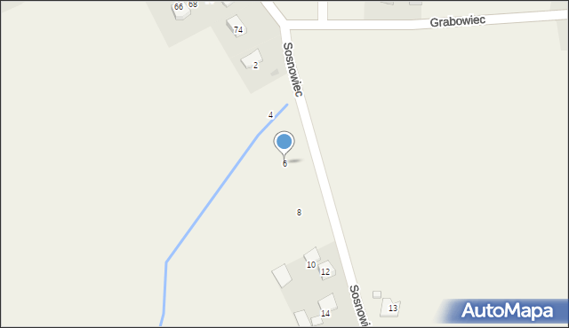 Sieborowice, Sosnowiec, 6, mapa Sieborowice