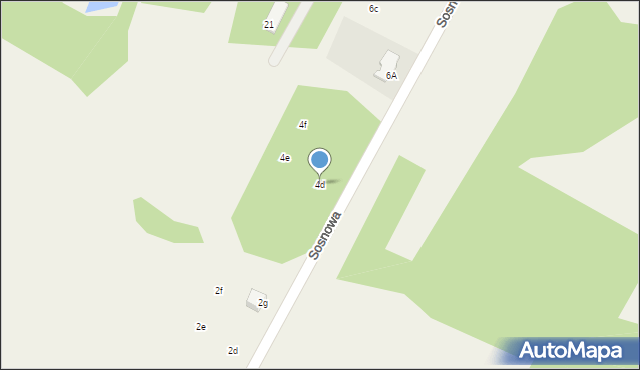 Sierzchów, Sosnowa, 4d, mapa Sierzchów