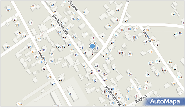 Skała, Sobiesęcka, 1, mapa Skała