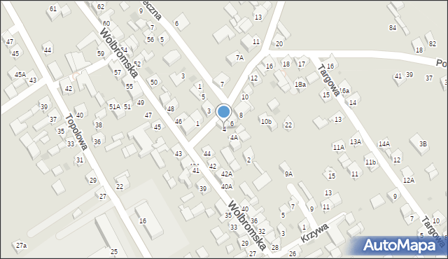 Skała, Sobiesęcka, 4, mapa Skała