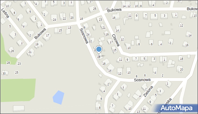 Skarszewy, Sosnowa, 18, mapa Skarszewy