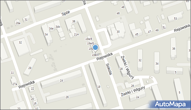 Skarżysko-Kamienna, Sokola, 19a/1, mapa Skarżysko-Kamienna