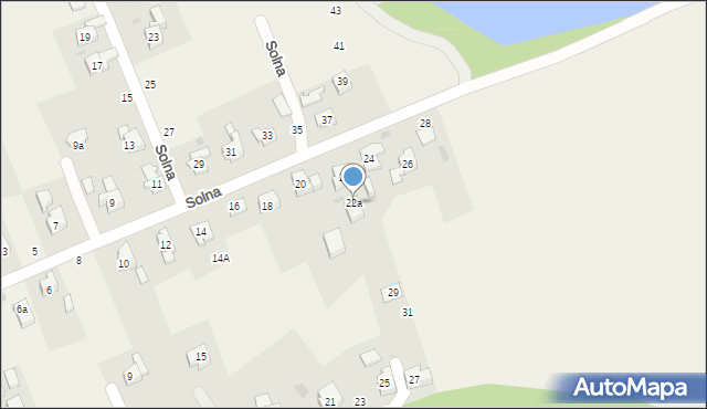 Skidziń, Solna, 22a, mapa Skidziń