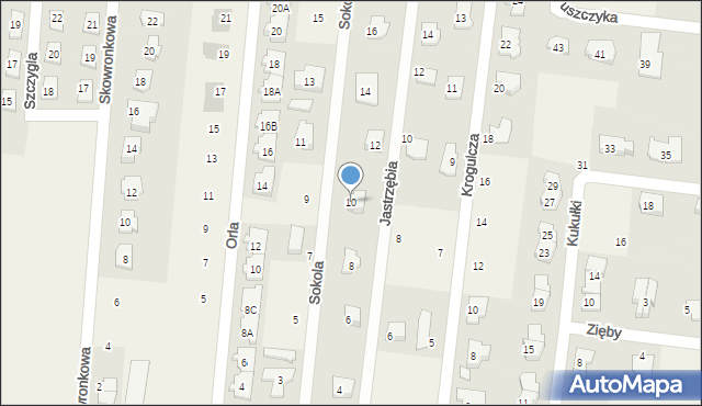 Skierdy, Sokola, 10, mapa Skierdy