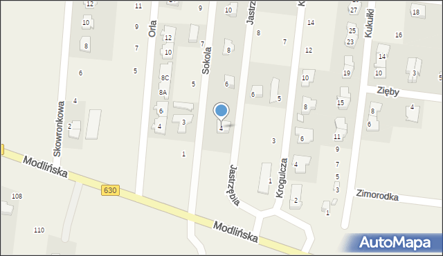 Skierdy, Sokola, 4, mapa Skierdy