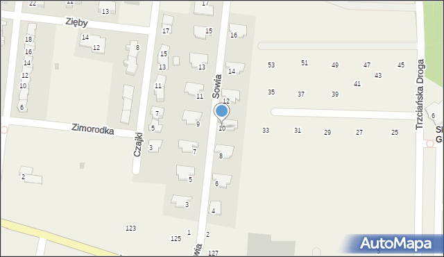 Skierdy, Sowia, 10, mapa Skierdy