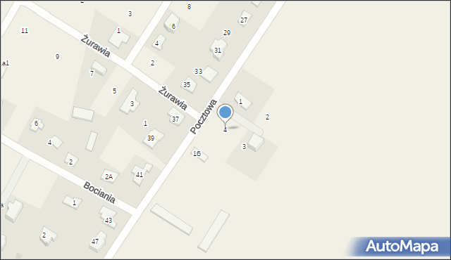 Słupno, Sowia, 4, mapa Słupno