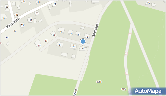 Śmiłowo, Sosnowa, 4, mapa Śmiłowo