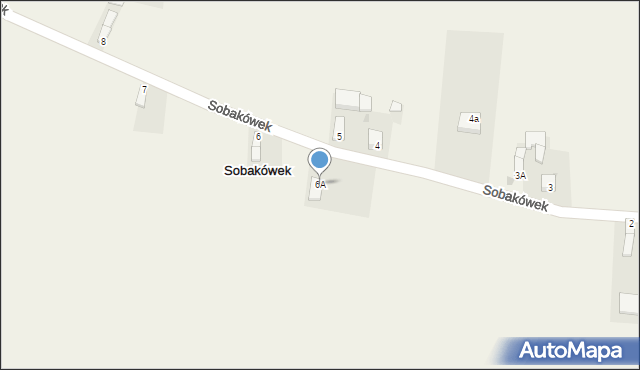 Sobakówek, Sobakówek, 6A, mapa Sobakówek