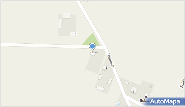 Sobanice, Sobanice, 1, mapa Sobanice