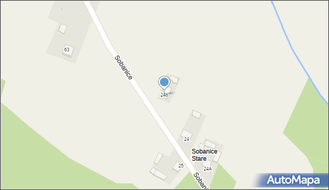 Sobanice, Sobanice, 24b, mapa Sobanice