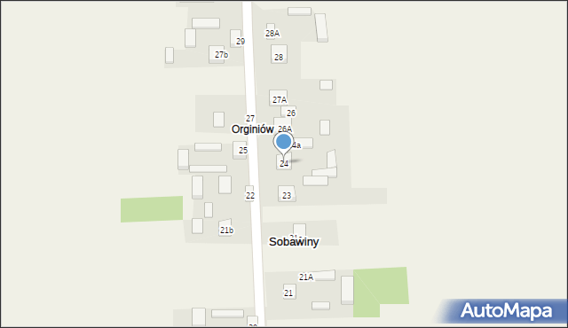 Sobawiny, Sobawiny, 24, mapa Sobawiny