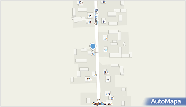 Sobawiny, Sobawiny, 30, mapa Sobawiny