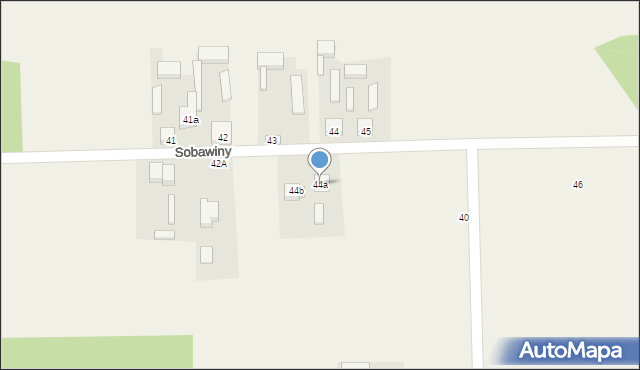 Sobawiny, Sobawiny, 44a, mapa Sobawiny