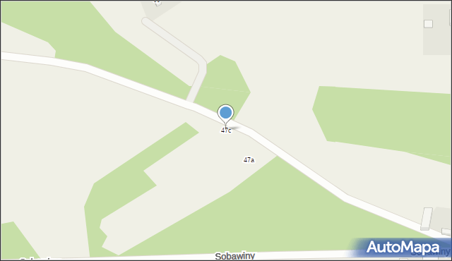 Sobawiny, Sobawiny, 47c, mapa Sobawiny