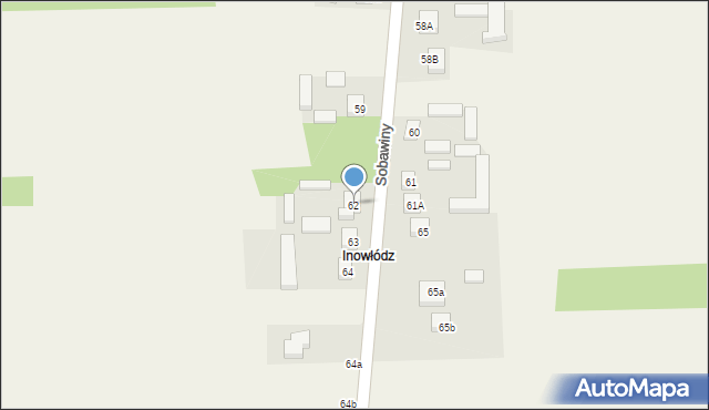 Sobawiny, Sobawiny, 62, mapa Sobawiny