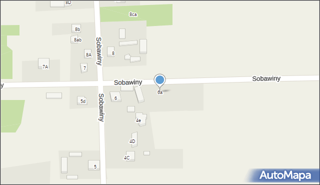 Sobawiny, Sobawiny, 6a, mapa Sobawiny