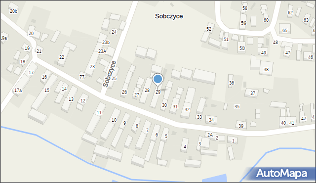 Sobczyce, Sobczyce, 29, mapa Sobczyce