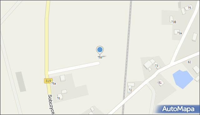 Sobczyce, Sobczyce, 76d, mapa Sobczyce