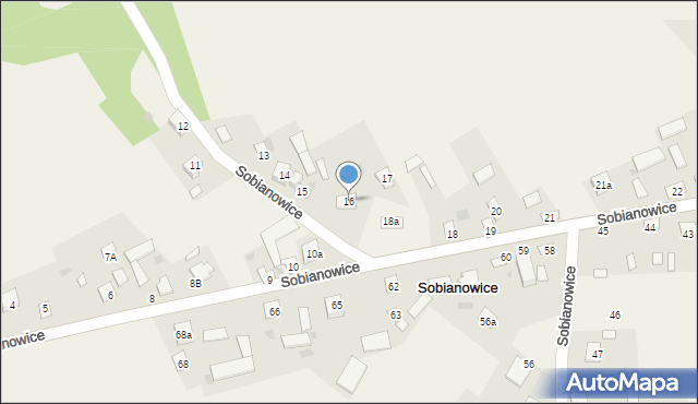Sobianowice, Sobianowice, 16, mapa Sobianowice