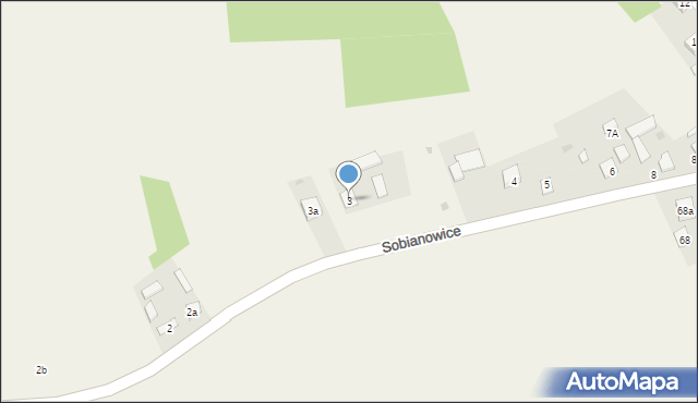 Sobianowice, Sobianowice, 3, mapa Sobianowice