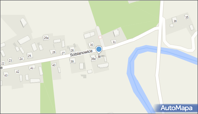 Sobianowice, Sobianowice, 38, mapa Sobianowice