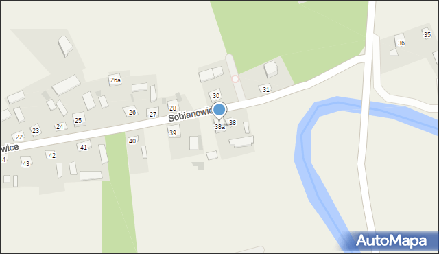 Sobianowice, Sobianowice, 38a, mapa Sobianowice