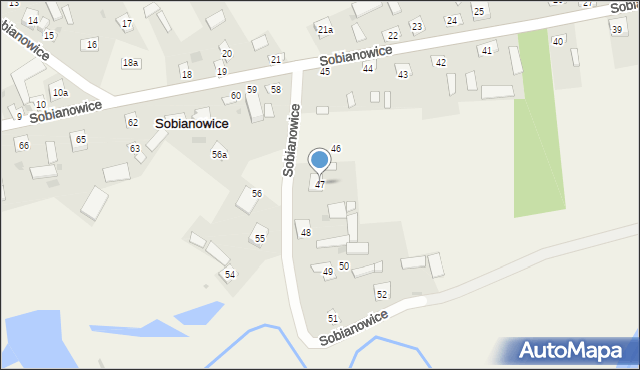 Sobianowice, Sobianowice, 47, mapa Sobianowice