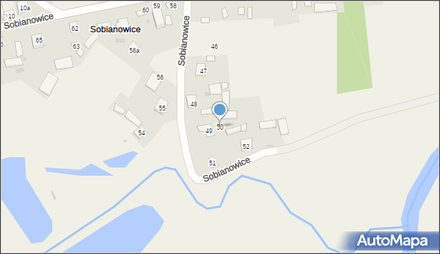 Sobianowice, Sobianowice, 50, mapa Sobianowice