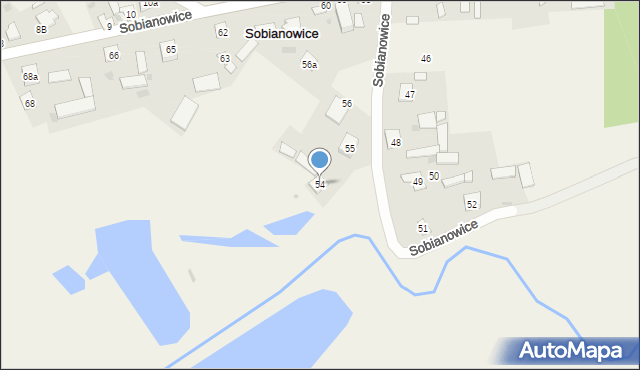 Sobianowice, Sobianowice, 54, mapa Sobianowice