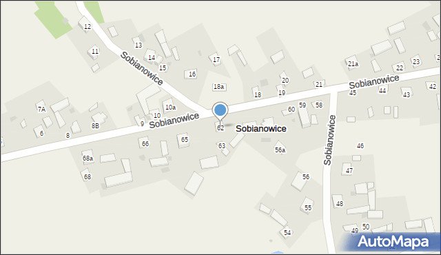 Sobianowice, Sobianowice, 62, mapa Sobianowice