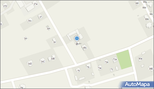 Sobianowice, Sobianowice, 85, mapa Sobianowice