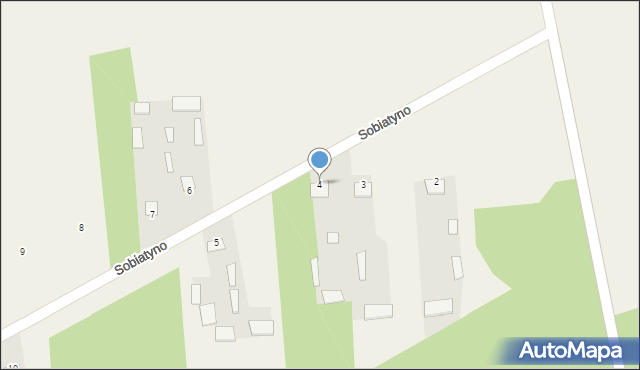 Sobiatyno, Sobiatyno, 4, mapa Sobiatyno