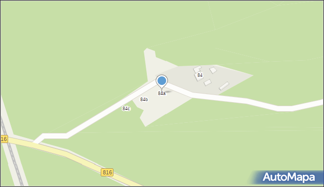 Sobibór, Sobibór, 84a, mapa Sobibór