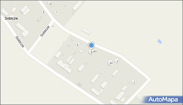 Sobicze, Sobicze, 5, mapa Sobicze