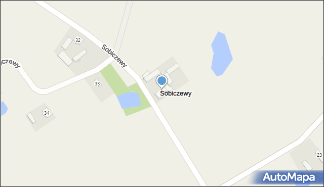 Sobiczewy, Sobiczewy, 26, mapa Sobiczewy