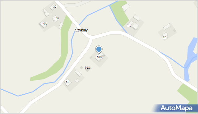 Sobiecin, Sobiecin, 58A, mapa Sobiecin