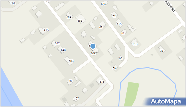 Sobiecin, Sobiecin, 60A, mapa Sobiecin