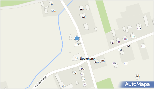 Sobiekursk, Sobiekursk, 27A, mapa Sobiekursk