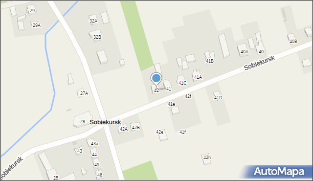 Sobiekursk, Sobiekursk, 42, mapa Sobiekursk