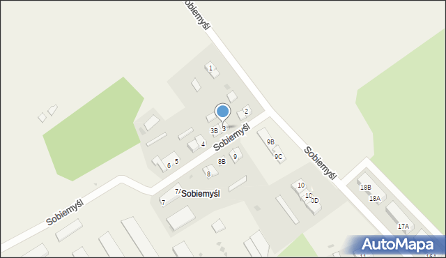 Sobiemyśl, Sobiemyśl, 3, mapa Sobiemyśl
