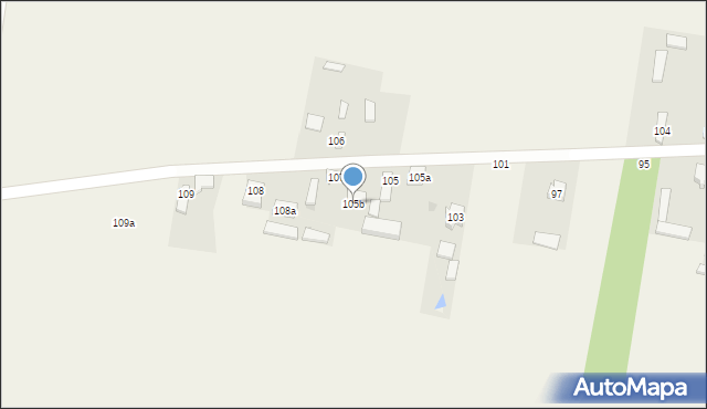 Sobień, Sobień, 105b, mapa Sobień